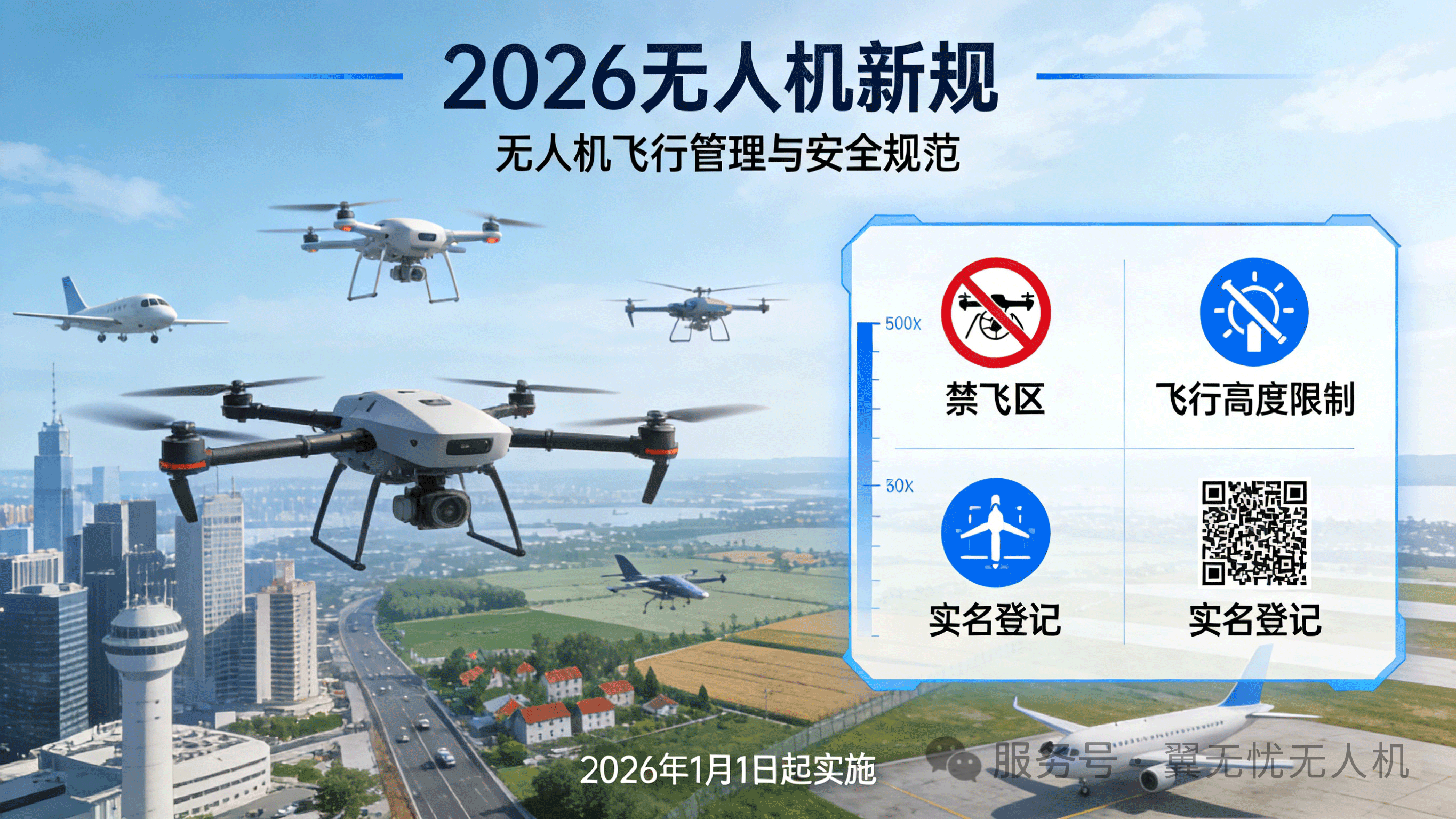 2026无人机新规落地！你的“飞机”属于哪一类？一文读懂空域与飞行规则