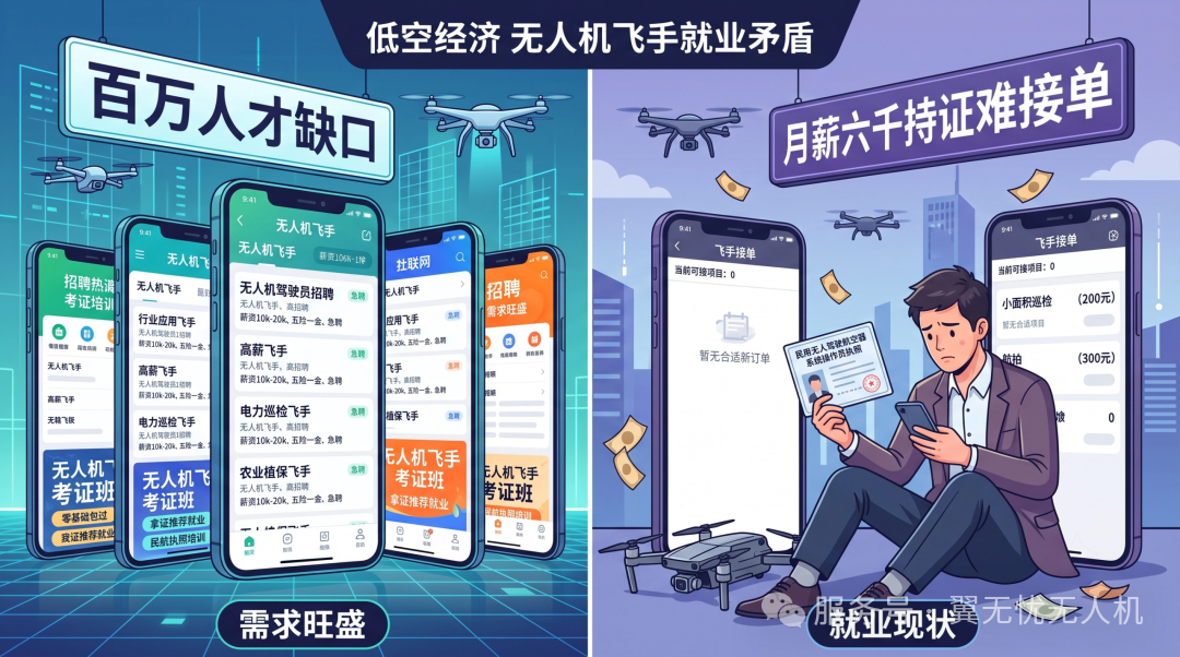 百万缺口与六千月薪：2026年的无人机飞手，到底是“黄金赛道”还是“就业陷